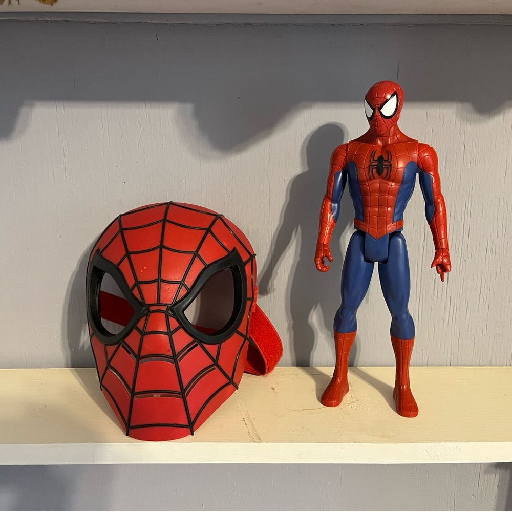 spiderman toy with mask
